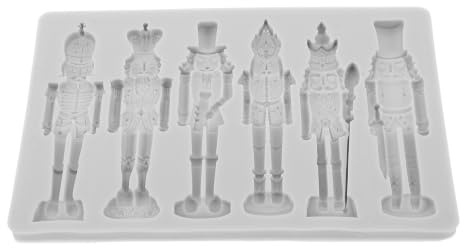 Moule en Silicone Casse-Noisette pour Pâtisserie, Résine, Noël | Détails Fins, Démoulage Facile, Usage pour Fête et Vitrine Saisonnière, Compatible Matériaux Multiples