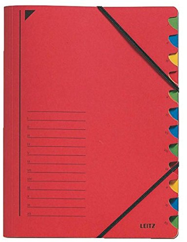 Ordnungsmappe A4 rot LEITZ 3912 25 Karton