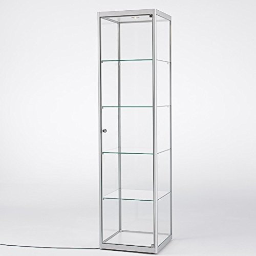 ST - Glasvitrine VERUS 300L - Schlanke Säulenvitrine in den Maßen B×H×T 600×2000×400mm