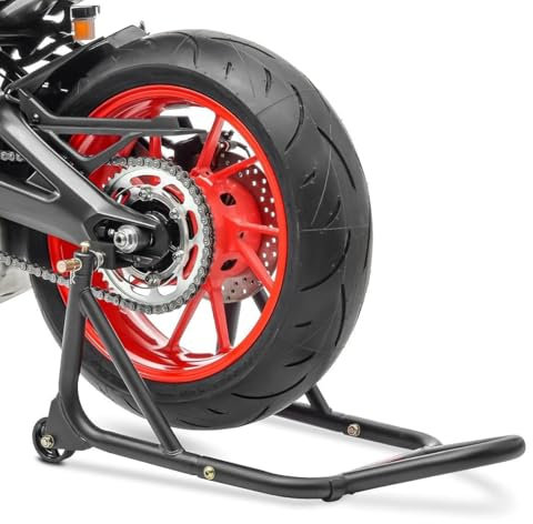 ConStands - Motorrad Montageständer Kompatibel mit Honda Africa Twin CRF 1000 L Schwarz Matt Hinten XM Universal