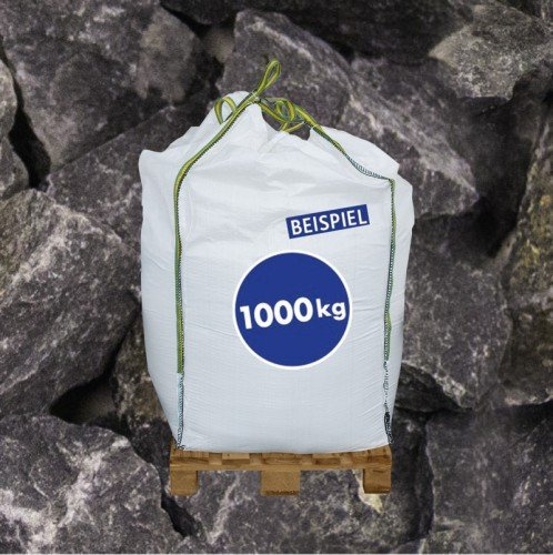 1000 kg BigBag Gabionen Steine Basaltbruch anthrazit 20-40mm - dekorativen Gartengestaltung
