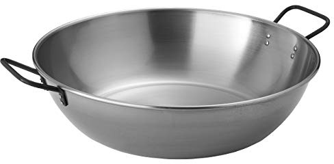 MUURIKKA - Sartén de acero para barbacoa (50 cm), color negro