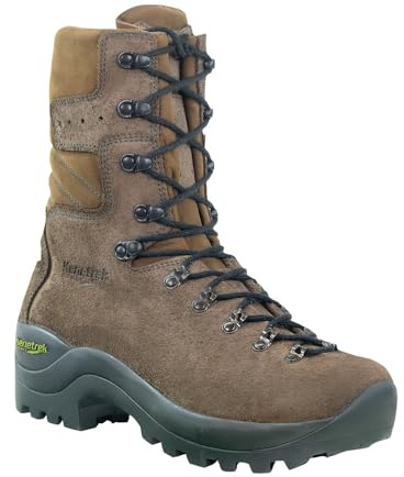 Kenetrek Wildland Fire Non-insulated Leather Fire Fighting Boot, Brown, Size 11.5 Wide