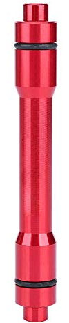 Dilwe Fahrrad-Spießadapter, 15 mm Umrüstbar auf 9 mm Schnellwechsel-Stecknabenadapter für Fahrräder mit 100 mm Vorderrad(Rot) Adapter Adapter Steckachse Auf Schnellspanner Steckachse Adapter