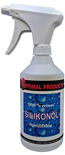 Optimal Products die bessere Lösung Silikonöl zum sprühen REINSTES SILIKONÖL | Latexpflege | Anziehhilfe | 500 ml