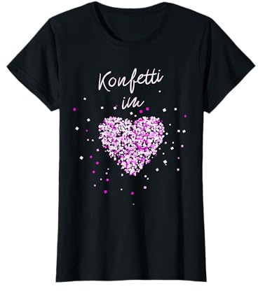 Konfetti im Herzen Köln Kölnerin Fasching Karneval Konfetti T-Shirt