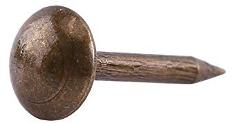 100 pc Vintage rembourrage ongles Bronze étiquette en métal meubles canapé chaussure porte décoratif clou goujon matériel broches et punaises(Vert 16 * 15mm)