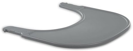 hauck Klickbrett Kompatibel mit Alpha+ & Beta+ Holzhochstuhl Alpha Click Tray, aus Recyceltem Material (GRS-zertifiziert), Schnelle Klickbefestigung am Hochstuhl, Einfach zu Reinigen (Grey)