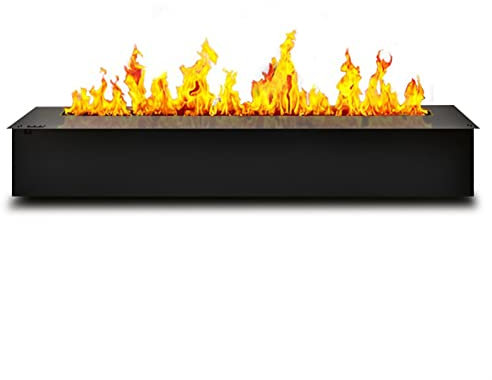 Home Cheminée Électrique Cheminée électrique encastrée, cheminée décorative moderne avec flamme réaliste, ultra mince, télécommande et écran tactile à écran de flamme réglable Décorative Cheminée Élec