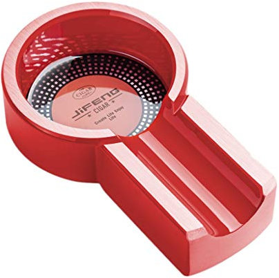 YANAIL Aschenbecher, Desktop Aschenbecher Für Wohnzimmer Büro Aschenbecher/Rot
