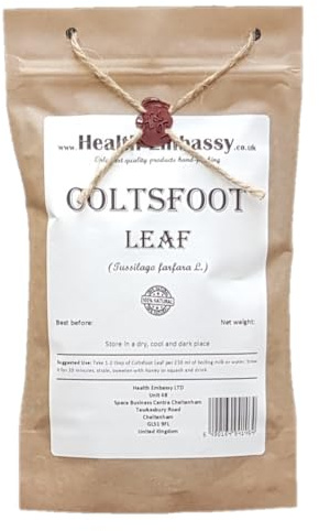 Hojas de Tussilago Farfara L - Coltsfoot Leaf Health Embassy (50 g)