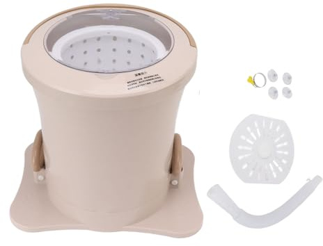 Pssopp Mini Déshydrateur Portable 2500 TR/Min Léger Détachable Grande capacité électricité Petit Mini Déshydrateur pour Voyage en Dortoir (Abricot)