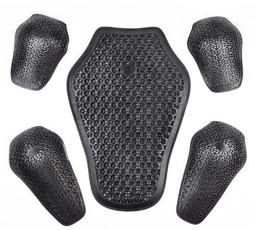 Certificación CE para chaquetas de motocicleta, almohadillas de protección para montar en la espalda, hombros, coderas, equipo de protección para motocross, color negro (ESPRO-CP02)