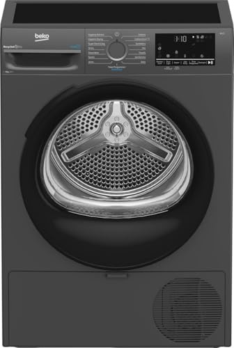 Beko BM3T3833A 8kg Heat Pump Tumble Dryer, Anthracite, Energy rating A++ - 84.6 x 59.8 x 54.5 cm (H x W x D)