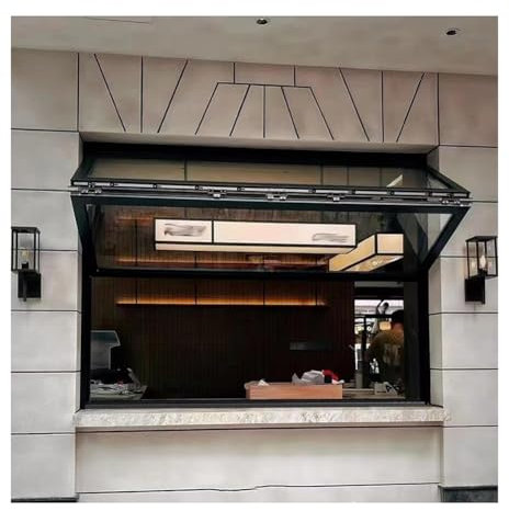 Concession Window for Food Truck, Aluminum Alloy Sliding Windows with Tempered Glass, Concession Stand Serving Window Door for Outdoor Kitchen, Shed Bar(70x110 cm)