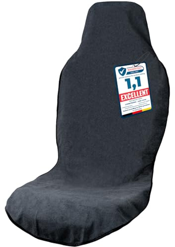 LIONSTRONG Coprisedili anteriori universali compatibili [Impermeabile] - Coprisedili auto – Coprisedili per officina – Microfibra