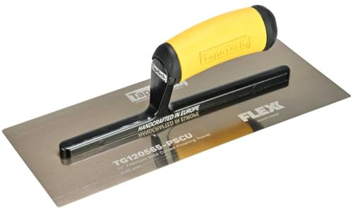 TapeTech 12 x 4.7 Premium Gold Curved Finishing Trowel