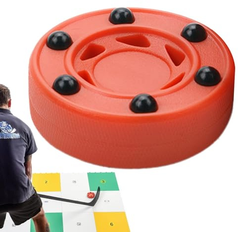 Street Hockey Training Puck - Pale De Hockey à Disque Professionnel pour Jeu, Intérieur, Extérieur Sportif en Plein Air Idéal pour Débutants Et Professionnels | Disque Haute Performance PE