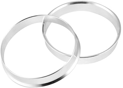 Anillos De Centrado,Anillos Centradores De Buje De 4 piezas de anillos de cubo de coche, espaciadores centrales de aleación de aluminio, diámetro exterior de 56,1 mm, 57,1 mm y 63,4 mm a diámetro inte