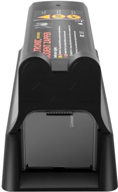 Trappola elettrica per topi per uso domestico con scatola per ratti per una rapida funzione di cattura del topo per interni ed esterni, dispositivo di cattura del mouse riutilizzabile
