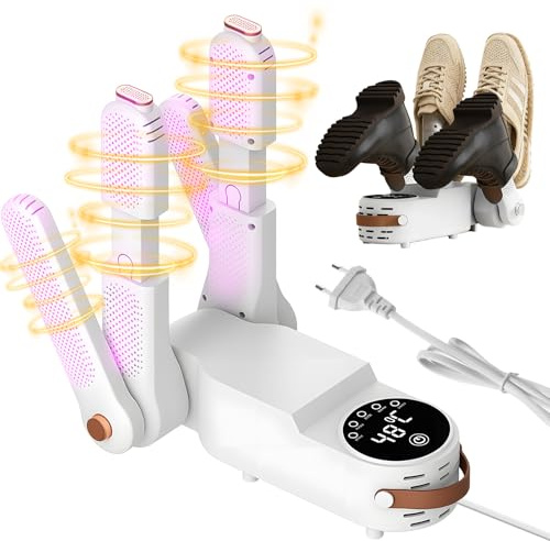 Asciuga Scarpe Elettrico,Asciuga Stivali Pieghevole Con Timer,Asciugascarpe Elettrico,Asciugatrice Per Calzature Per Scarpe,Guanti,Scarponi Da Sci,Cappelli,Calzini