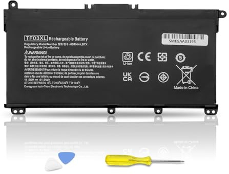 SLDYAPCX TF03XL 920070-855 920046-421 Battery Compatible With HP pavilion x360 14m-cd0001dx 14m-cd0003dx 15-cc0xx 15-cc023cl 15-cc123cl 15-cc050wm 15-cc563st 17-ar050wm 15-cc 15-cd 14-bf 14-bf050wm