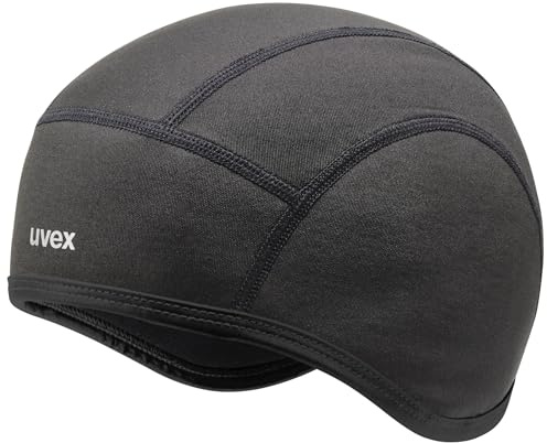 uvex Kids Bike Cap Thermo Fahrradmütze, Black, XXS-XS