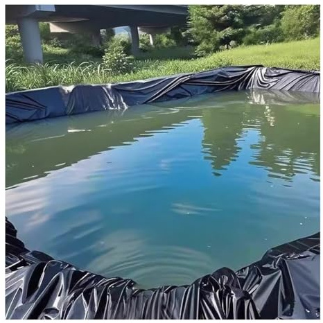 Revestimiento de estanque de peces para exteriores de 0,3 mm de grosor, lona flexible para jardines acuáticos, fuentes y cascadas, membrana preformada (30 x 2 m)