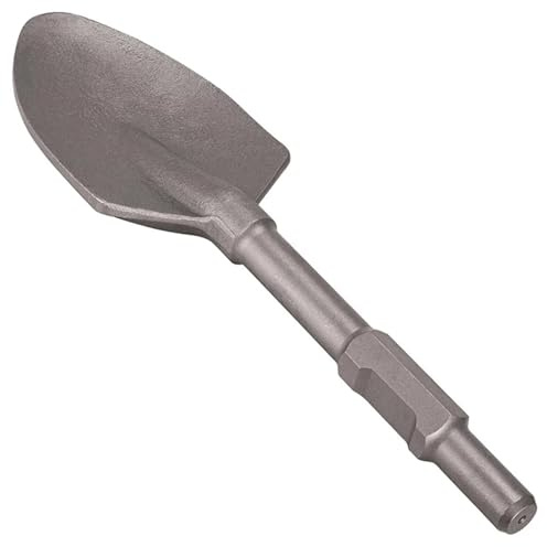 Cabezal de cincel de arcilla Pala hexagonal de 1-3/16 pulgadas, pala arcilla acero 5-1/2 x 17-1/2, broca for martillo demolición eléctrico alta resistencia