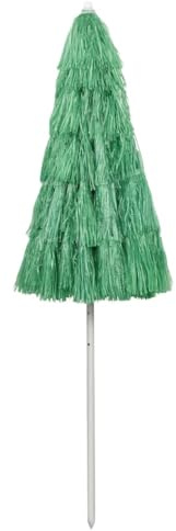 Sophrelle Ombrellone da Spiaggia Hawaii Verde 240 cm Verde,314698
