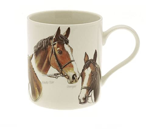 Leonardo Classic Race Horses Fine China Mug in Gift Box, Red | Fine China, Home Or Work, Premium Design, Tea, Coffee, Hot Drinks