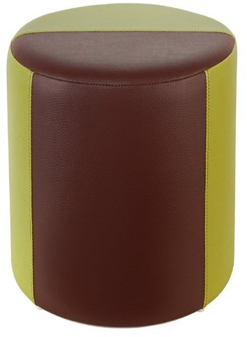 Kaikoon Sitzhocker Hocker Cubes hellgrün-braun Ø 34 cm x 44 cm li-Germany