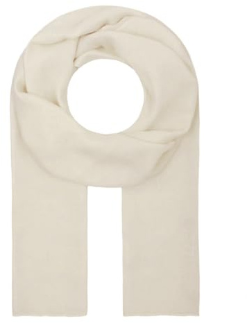 Majea Tuch Lima schmal geschnittenes Damen-Halstuch uni Schal einfarbig Sommerschal Sommer Halstuch (880010) (creme)