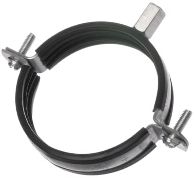 Ø 80mm Rohrschelle Wickelfalzrohr Dichtung Gummidichtung Halterung Halter Rohr Lüfter