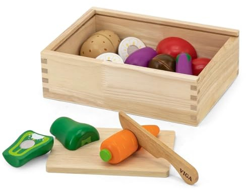 Viga Toys - Schneideset - Abendbrot