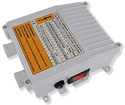 ZYIY Tiefbrunnenpumpen schaltbox Steuerkasten 0.75kw 1ps Schalter Control Box 35uf 10A Teile Kondensator Controller Tauchbrunnenpumpe Externer Steuerkastenschutzschalterbox elektrische anschlussbox