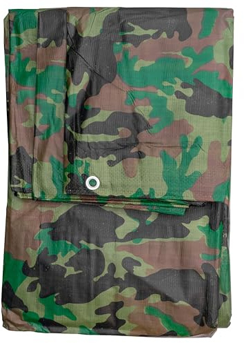 Waterproof camouflage tarpaulin/ground cover sheet/army basha tarp ideal for birdwatching,tent covers,garden cover up (3m x3m)
