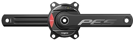 Magene Power Meter PES P505 Basis 4 Bolzen 110BCD 24mm Trittfrequenzpedal Balance Stahlspindel, 165MM