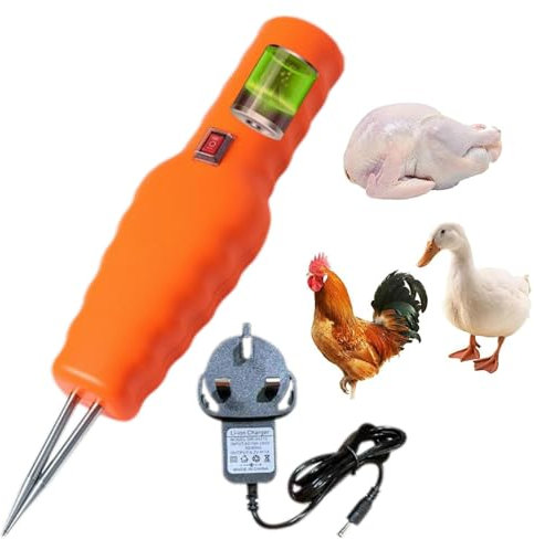 DAGESVGI Handheld Chicken Plucker, Elektrischer Geflügelzupfer, Tragbare Federzupfmaschine, Wiederaufladbare Schnelle Feder für Huhn, Ente, Gans, Vogel, Truthahn