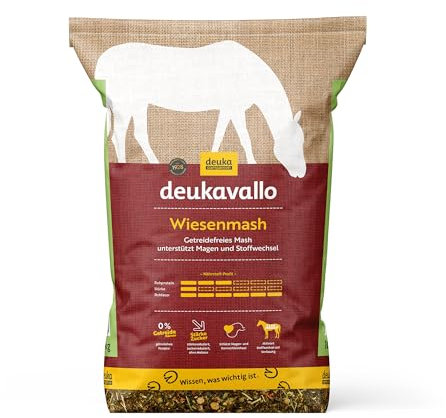 deukavallo Wiesenmash | Getreidefreies Mash zur Unterstützung von Magen und Stoffwechsel | 10 kg