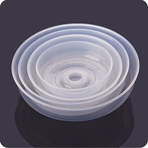 Mikrowellenabdeckung, Transparentes PP-Material, Lebensmittelschutz, Spritzwassergeschützt, Gesunde Mikrowellenabdeckung für die Küche (Extragroß 23 cm)