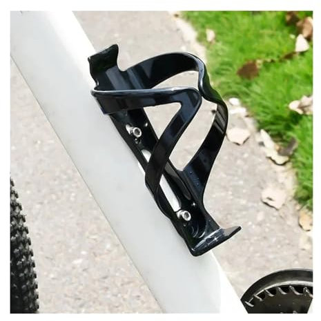 XFYESL Fahrradhalter ständer Fahrrad Unterstützung Flaschenhalter MTB Rack Radfahren Zubehör Fahrrad Wasser Flasche Halter Bunte Leichte Wasserkocher Käfig Fahrradständer(Black-No Accessories)