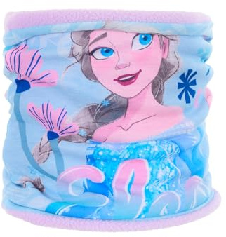 Kinder Schal Frozen Eiskönigin Geschenk Mädchen Anna Elsa Rundschal Winter Fleece gefüttert