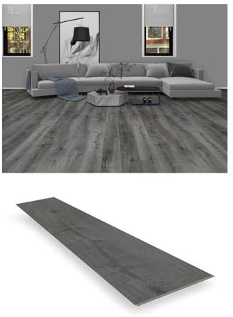 Premium Landhausstil Klick Vinylboden - 2,782 m² Boden mit integrierte Trittschalldämmung 1220 x 228 x 4,5 mm - | Fußbodenheizung geeignet | (2451 HEECK EICHE, 2,782 m²)