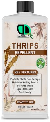 DD Teck 100% Natural Thrips & Bug Killer – Insecticidal Soap for Houseplants | Eco-Friendly Plant Protection | Fast-Acting, Pet-Safe & Non-Toxic Solution for Thrips Infestation(100ml)