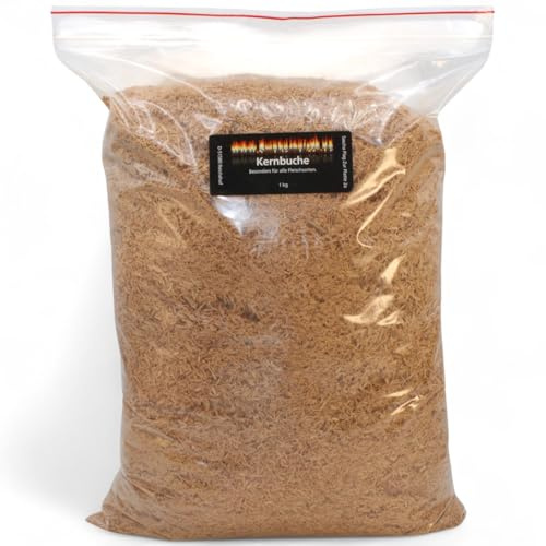 www.Smokerholz24.de BBQ Plag Räuchermehl Kernbuche – 1 kg naturbelassene Räucherspäne für Smoker, Grill & Kalträuchern