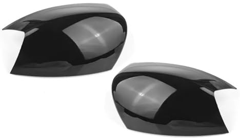 Auto Spiegelkappen Für Ford S-MAX Galaxy S-Max 2006 2007 2008 2009 2010 2011-2015 KUGA/Escape 2008 Links Rechts Tür Flügel Rückspiegel Abdeckung Kappe Tür Rückspiegel Abdeckung(2xLH RH Glossy Black)