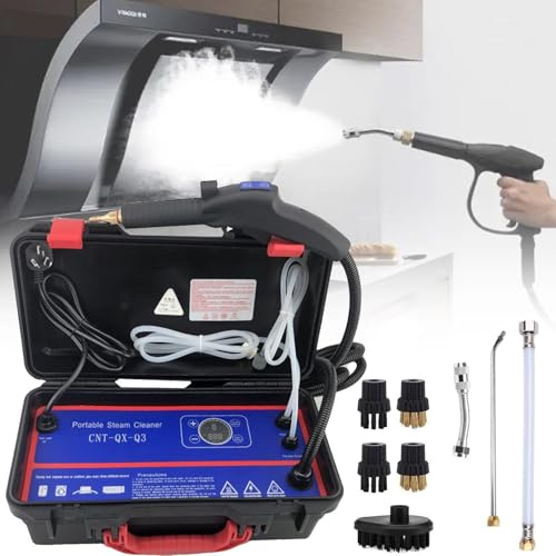 Pulitore A Vapore Ad Alta Pressione 1700w Macchina per La Pulizia Portatile del Bagno Ad Alta Temperatura per Motore Senza Serbatoio E Resistente per Uso Domestico Piastrelle di Fughe G, 1700W