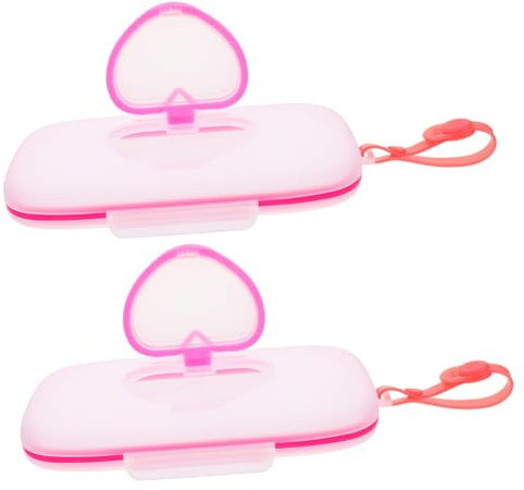 OATIPHO Salviette 2 Pezzi per Contenitore Umidificate Portatile e in Pp Leggero Cintura Comoda Ragazzo Ragazza per Viaggi e Uso Esterno
