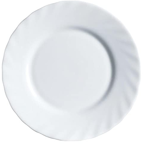 Luminarc 52108 Trianon - Plato (19 cm), Color Blanco